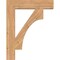 Ekena Millwork Westlake Block Smooth Bracket, Western Red Cedar, 5 1/2"W x 30"D x 38"H BKT06X30X38WTL05SWR - alternate 2